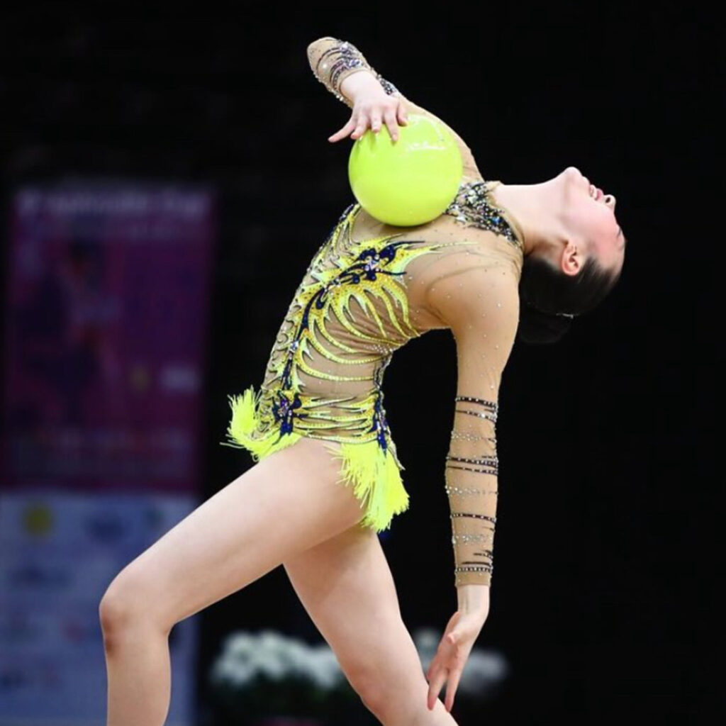 Photo de la gymnaste canadienne Angelina Lin
