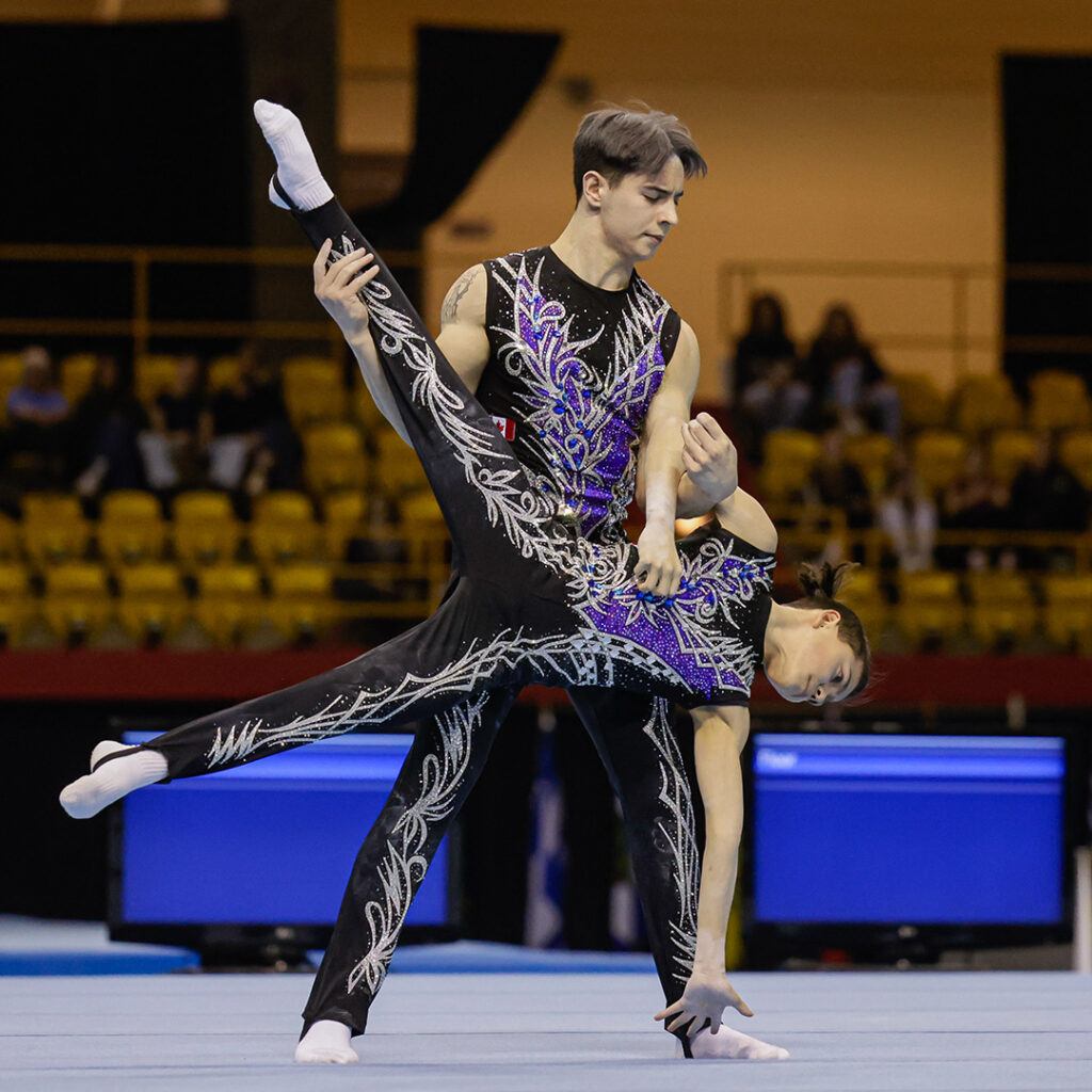 Headshot of Canadian gymnast Emerson Wong