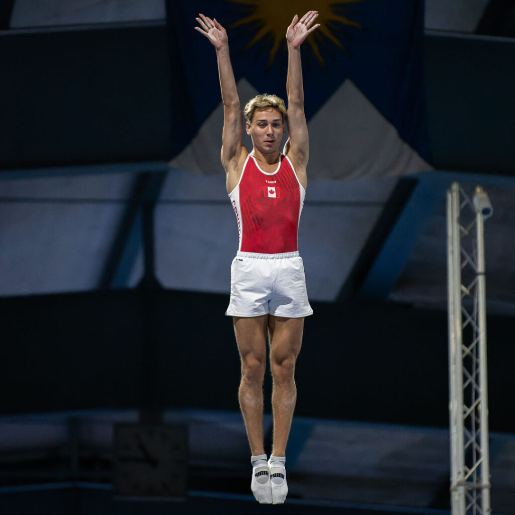Photo de la gymnaste canadienne Étienne Cloutier