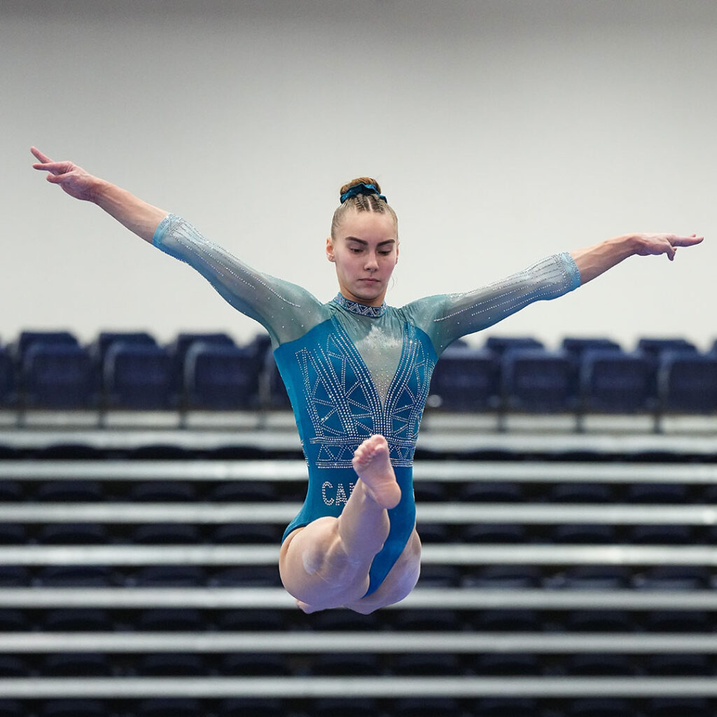 Headshot of Canadian Gymnast Evandra Zlobec