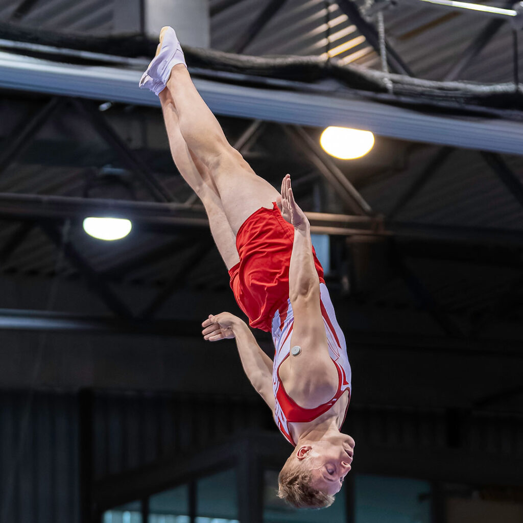 Photo de la gymnaste canadienne Gavin Dodd