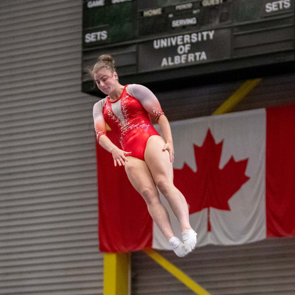 Photo de la gymnaste canadienne Kasha Noga-Bard