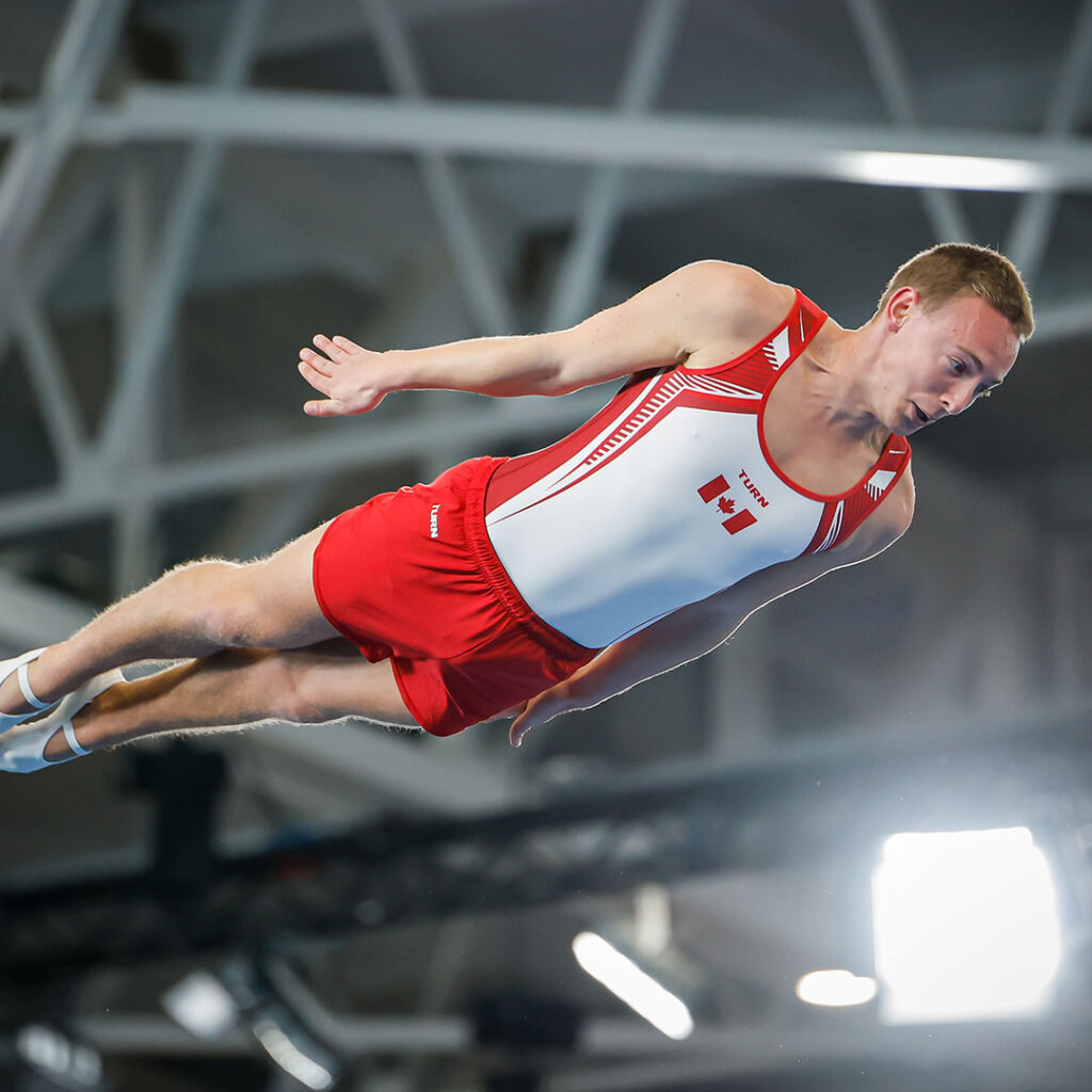 Photo d'une gymnaste canadienne Keegan Soehn