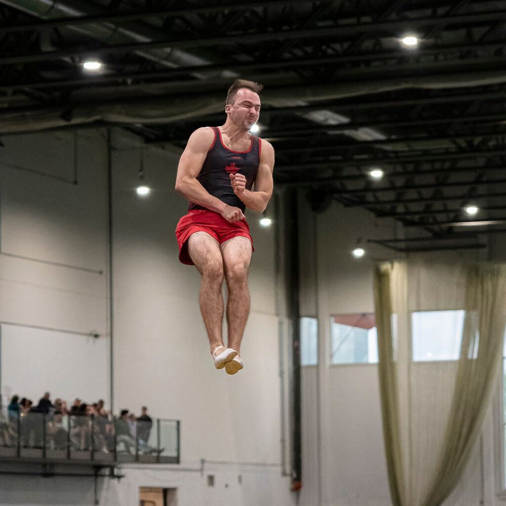Headshot of Canadian gymnast Mark Armstrong