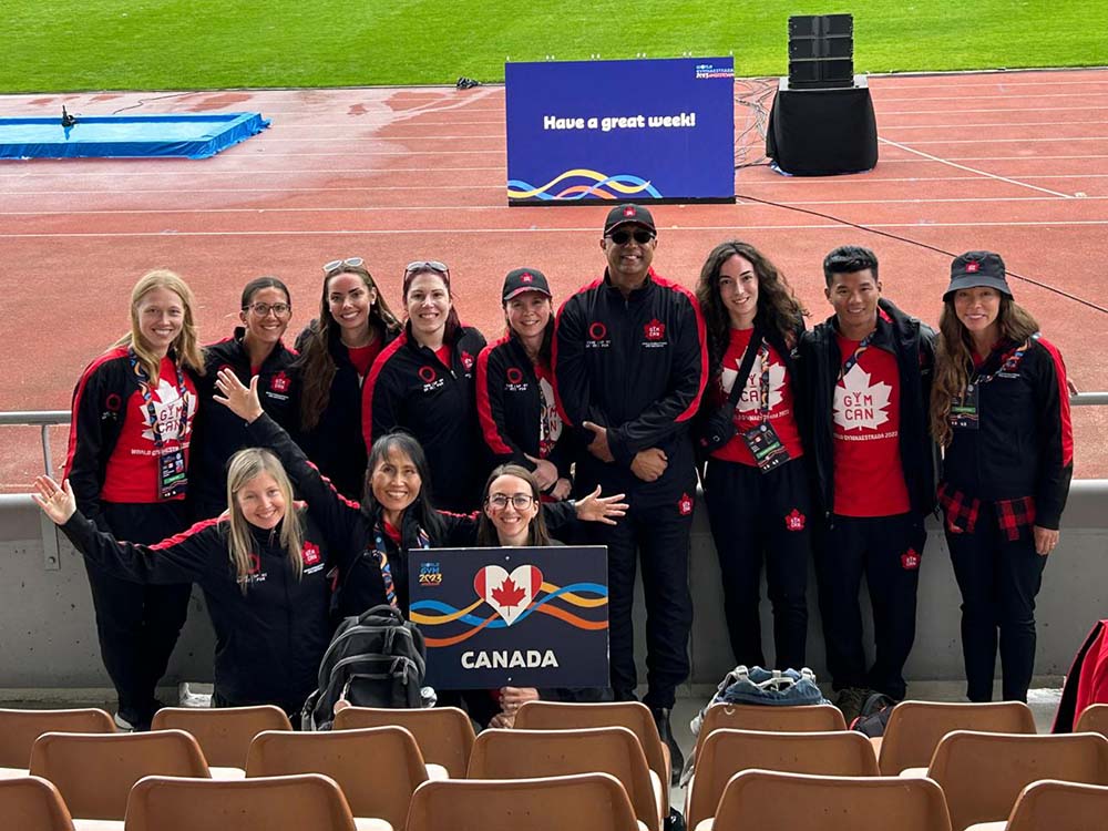 A group shot of the Canadian medical team