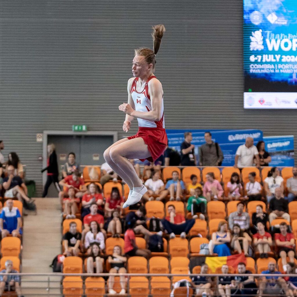 Headshot of Canadian gymnast Nolan Zurek
