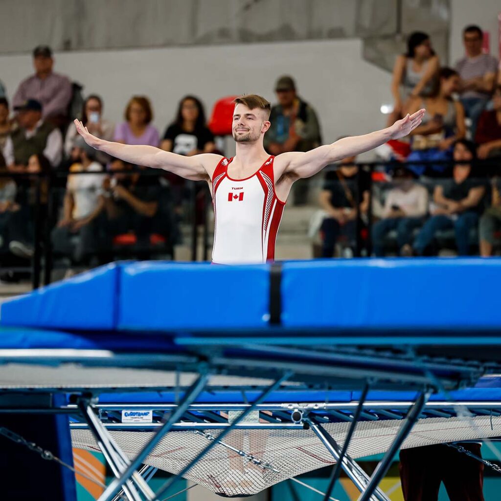 Photo du gymnaste canadien Rémi Aubin
