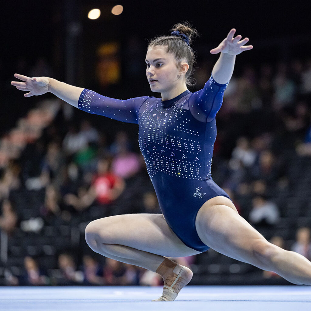 Headshot of Canadian gymnast Tegan Shaver