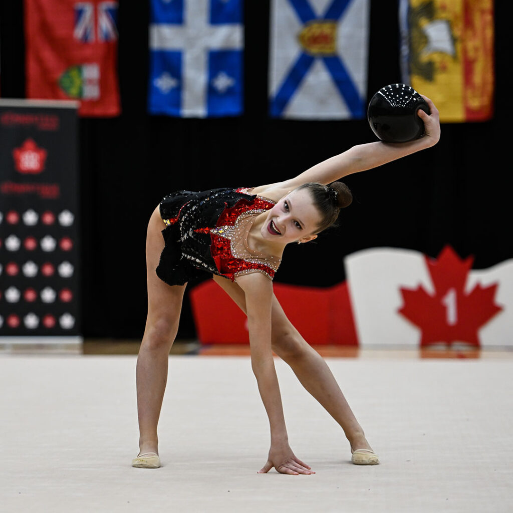 Photo de la gymnaste canadienne Veronika Drevylo