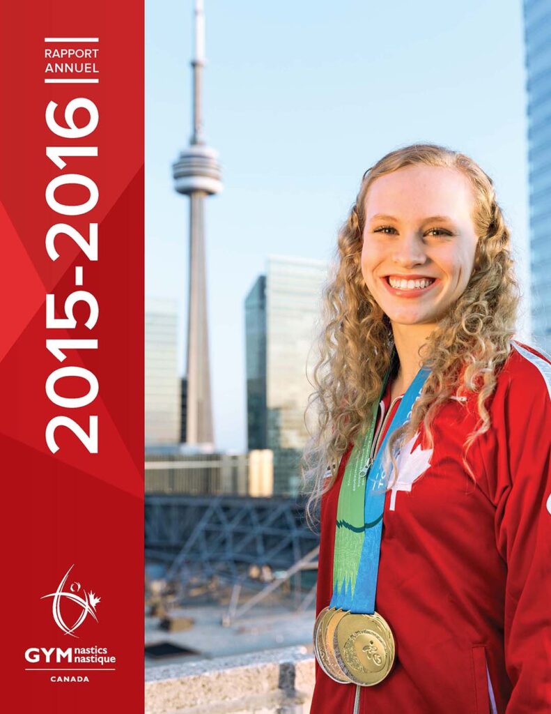 Couverture du rapport annuel 2015-2016