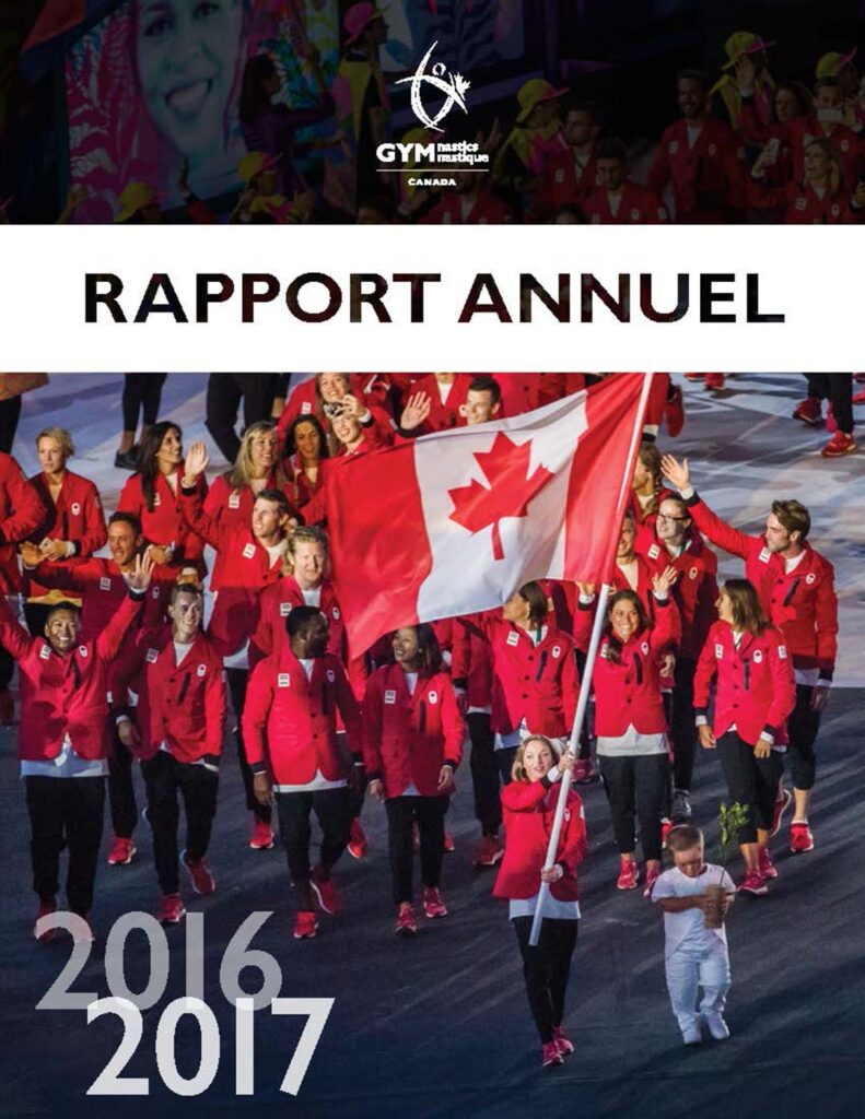 Couverture du rapport annuel 2016-2017