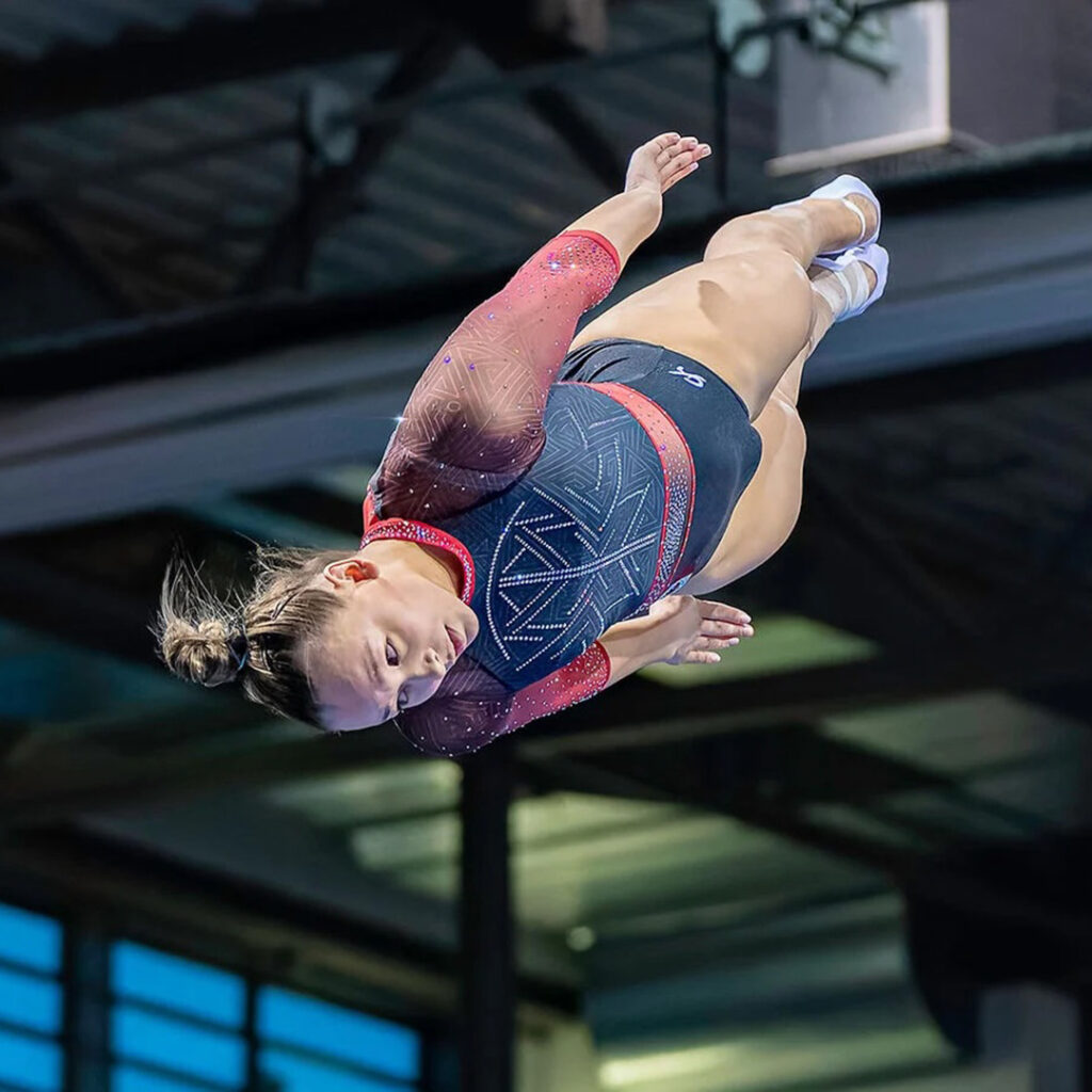 Photo de la gymnaste canadienne Sarah Milette