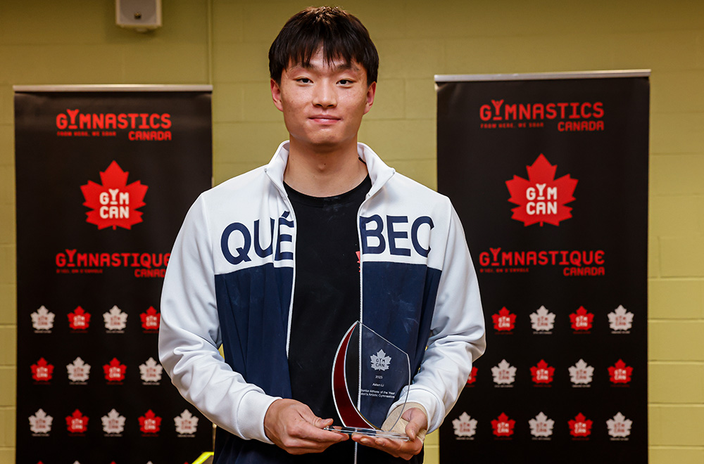 Senior athlete of the year Aidan Li
